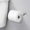 imagemDesign Modern Metal Toilet Tissue Paper Roll Holder and Dispenser for Bathroom Storage  Wall Mount Holds and Dispenses One Roll Mounting Hardware Included  Chrome