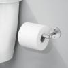 imagemDesign Modern Metal Toilet Tissue Paper Roll Holder and Dispenser for Bathroom Storage  Wall Mount Holds and Dispenses One Roll Mounting Hardware Included  Chrome