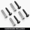 imagemDesign Steel Towel Holder for Bathroom Wall  Wall Mounted Organizer for Rolled Bath Towels  Six Level Wall Mount Towel Storage Rack  Bathroom Towel Organizer  Hyde Collection  Graphite GrayBlack