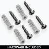 imagemDesign Steel Towel Holder for Bathroom Wall  Wall Mounted Organizer for Rolled Bath Towels  Six Level Wall Mount Towel Storage Rack  Bathroom Towel Organizer  Hyde Collection  Graphite GrayGraphite Gray