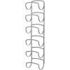 imagemDesign Steel Towel Holder for Bathroom Wall  Wall Mounted Organizer for Rolled Bath Towels  Six Level Wall Mount Towel Storage Rack  Bathroom Towel Organizer  Hyde Collection  Graphite GrayGraphite Gray