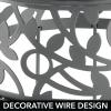 imagemDesign Toilet Roll Dispenser  Stylish Bathroom Paper Holder for Extra Storage  Freestanding Toilet Paper Holder with Room for 3 Rolls  GraphiteGraphite