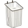 imagemDesign Metal Wire Wall Mounted Toilet Paper Tissue Roll Holder Organizer for Bathroom Storage Organization  Holds 2 Rolls of Toilet Tissue  Bronze