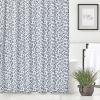 imagemDesign Decorative Cheetah Print  Easy Care Fabric Shower Curtain with Reinforced Buttonholes for Bathroom Showers Stalls and Bathtubs Machine Washable  72quot x 72quot  Gray