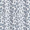 imagemDesign Decorative Cheetah Print  Easy Care Fabric Shower Curtain with Reinforced Buttonholes for Bathroom Showers Stalls and Bathtubs Machine Washable  72quot x 72quot  Gray