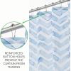 imagemDesign Decorative Fish Print  Easy Care Fabric Shower Curtain with Reinforced Buttonholes for Bathroom Showers Stalls and Bathtubs Machine Washable  72quot x 72quot  Blue MultiMulti Color