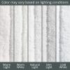 imagemDesign Soft Microfiber Polyester NonSlip ExtraLong Spa MatRunner Plush Water Absorbent Accent Rug for Bathroom Vanity BathtubShower Machine Washable  60quot x 21quot  White