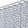 imagemDesign Decorative Cheetah Print Easy Care Fabric Shower Curtain with Reinforced Buttonholes for Bathroom Showers Stalls and Bathtubs Machine Washable 72quot x 72quot Gray