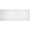 imagemDesign Large Modern Bath Mat Runner NonSkid Bathroom Runner Rug Long Bath Mat Oversized Machine Washable Bathroom Floor Carpet Rug Extra Long Bathroom Rug Hydra Collection White