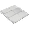 imagemDesign Plastic AdjustableExpandable Vitamin Rack Drawer Organizer Tray Insert for Bathroom Vanity Drawers  3 Slanted Storage Shelves  Supplements Medication  Light Gray