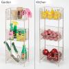 imagemDesign Steel Freestanding Storage Organizer Tower Rack Basket Shelf Metal 3Tier Furniture Unit for MasterGuest Bathroom Powder Room  Holds Bath Towels Soap  Concerto Collection  Satin
