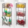 imagemDesign Steel Freestanding Storage Organizer Tower Rack Basket Shelf Metal 3Tier Furniture Unit for MasterGuest Bathroom Powder Room  Holds Bath Towels Soap  Concerto Collection  Bronze