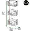 imagemDesign Steel Freestanding Storage Organizer Tower Rack Basket Shelf Metal 3Tier Furniture Unit for MasterGuest Bathroom Powder Room  Holds Bath Towels Soap  Concerto Collection  Graphite Gray