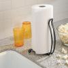 imagemDesign Freestanding Kitchen Roll Holder  Paper Towel Holder  Kitchen Towel Holder  No Drilling Required  Matte BlackMatte Black