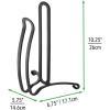 imagemDesign Freestanding Kitchen Roll Holder  Paper Towel Holder  Kitchen Towel Holder  No Drilling Required  Matte BlackMatte Black