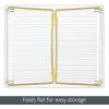 imagemDesign Metal Stacking Storage Organization for Shelves Inside Cabinet in Kitchen Pantry Cupboard FridgeFreezer Organizer Stand for Plates Bowls Mugs Ligne Collection 4 Pack ClearSoft Brass