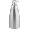 imagemDesign Modern Metal Aluminum Foaming Soap Dispenser Pump Bottle for Kitchen Sink Countertop Bathroom Vanity UtilityLaundry Room Garage  Save on Soap  Linn Collection  4 Pack  BrushedSilver