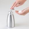 imagemDesign Modern Metal Aluminum Foaming Soap Dispenser Pump Bottle for Kitchen Sink Countertop Bathroom Vanity UtilityLaundry Room Garage  Save on Soap  Linn Collection  4 Pack  BrushedSilver