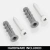 imagemDesign Paper Towel Holder for Kitchen  Wall MountUnder Cabinet Pearl White