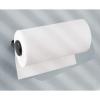 imagemDesign Plastic Wall Mount Paper Towel Holder ampamp Dispenser Mounts to Walls or Under Cabinets  for Kitchen Pantry Utility Room Laundry and Garage Storage  Holds Jumbo Rolls  2 Pack  Black