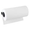 imagemDesign Plastic Wall Mount Paper Towel Holder ampamp Dispenser Mounts to Walls or Under Cabinets  for Kitchen Pantry Utility Room Laundry and Garage Storage  Holds Jumbo Rolls  2 Pack  Black