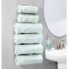 imagemDesign Steel Towel Holder for Bathroom Wall  Wall Mounted Organizer for Rolled Towels and Bath Robes  Six Level Wall Mount Towel Storage Rack  Bathroom Towel Organizer  Hyde Collection  White