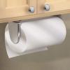 imagemDesign Wall Mount Paper Towel Holder ampamp Dispenser Mounts to Wall or Under Cabinet  for Kitchen Pantry Utility Room Laundry Garage Storage  Holds Jumbo Rolls Pack of 4 Brushed Stainless Steel