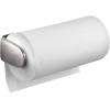imagemDesign Wall Mount Paper Towel Holder ampamp Dispenser Mounts to Wall or Under Cabinet  for Kitchen Pantry Utility Room Laundry Garage Storage  Holds Jumbo Rolls Pack of 4 Brushed Stainless Steel