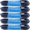 image5 Pack 20 FT Foot 3 Pin XLR Male to Female Mic Cord Microphone Pro Audio Cable Balanced Shielded