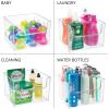 imagemDesign Set of 4 Fridge Storage Organiser  Kitchen Storage Box for Food and Vegetables  BPAFree Plastic Freezer Compartment Drawer  Clear