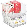 imagemDesign Wide Stackable Plastic Food Storage Organizer Bin Basket with Open Front for Household Kitchen Cabinets Pantry Offices Closets Bedrooms Bathrooms 102quot Wide 2 Pack Clear
