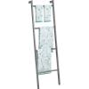 imagemDesign Metal Leaning Blanket and Towel Ladder  Blanket Ladder for Bedroom and Towel Ladder for Bathroom  ThrowQuilt Display Holder Rack  Nursery Wall Ladder  Blanket Ladder Decor  Graphite Gray