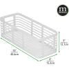 imagemDesign Slim Metal Wire Food Bin Basket Organizer for Storage in Kitchen Pantry Cabinet and Countertop Bin for Fruits Vegetables and Snack Organization Carson Collection 6 Pack Matte White