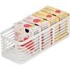 imagemDesign Slim Metal Wire Food Bin Basket Organizer for Storage in Kitchen Pantry Cabinet and Countertop Bin for Fruits Vegetables and Snack Organization Carson Collection 6 Pack Matte White