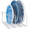imagemDesign Baking Tray Rack  Wire Rack for Sorting Trays Pans and other Cookware Items  FreeStanding Pan Stand for the Kitchen  ChromeChrome