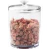 imagemDesign Tall Plastic Pet Storage Canister Jar with Lid  Holds Pet Food Treats Toys Medical Dental and Grooming Supplies  Great for Dogs Puppies Cats Kittens  Medium  Clear