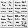 imagemDesign Home Organization Labels Preprinted Label Stickers for Cosmetic Storage and Cleaning Household Organizing for Jars Canisters Containers Bins and Boxes 32 Count Black