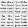 imagemDesign Home Organization Labels  Preprinted Label Stickers for Kitchen Pantry Storage and Cleaning  Household Organizing for Jars Canisters Containers Boxes or Bins  32 Count  ClearBlack