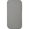 imagemDesign Premium Quality Microfiber Polyester Pet Food and Water Bowl Feeding Mat for Dogs  Ultra Absorbent Reversible Placemat  Folds for Compact Storage  Small 2 Pack  Pewter GrayIvory