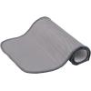 imagemDesign Premium Quality Microfiber Polyester Pet Food and Water Bowl Feeding Mat for Dogs  Ultra Absorbent Reversible Placemat  Folds for Compact Storage  Small 2 Pack  Pewter GrayIvory