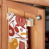 imagemDesign AFFIXX PeelandStick Strong SelfAdhesive Real Wood Towel Holder Bar  WhiteLight Wood Finish
