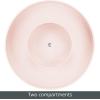 imagemDesign Plastic Lazy Susan Round Turntable Storage Tray  Rotating Organizer for Makeup Cosmetics Nail Polish Vitamins Shaving Kits Hair Spray Medical Supplies First Aid  Light PinkBlush