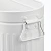 imagemDesign Large Steel Free Standing Toilet Paper Organizer 6Roll Tissue Storage Holder Container Bin for Bathroom Floor Fits Under Sink Vanity Shelf In Cabinet or Corner Oscar Collection  BlackWhite