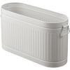 imagemDesign Large Steel Free Standing Toilet Paper Organizer 6Roll Tissue Storage Holder Container Bin for Bathroom Floor Fits Under Sink Vanity Shelf In Cabinet or Corner Oscar Collection  BlackStone