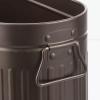 imagemDesign Large Steel Free Standing Toilet Paper Organizer 6Roll Tissue Storage Holder Container Bin for Bathroom Floor Fits Under Sink Vanity Shelf In Cabinet or Corner Oscar Collection  BlackBronze