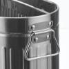 imagemDesign Large Steel Free Standing Toilet Paper Organizer 6Roll Tissue Storage Holder Container Bin for Bathroom Floor Fits Under Sink Vanity Shelf In Cabinet or Corner Oscar Collection  BlackGraphite