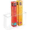 imagemDesign Plastic Adhesive Mount Storage Organizer Container for Kitchen or Pantry Wall Organization  Space Saving Holder for Sandwich Bags Foil  11quot Wide  Ligne Collection  2 Pack  Clear11 x 35 x 65 Pack of 2
