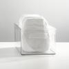 imagemDesign Plastic Deep Bin Organizer Caddy Container w Handles for Nursery Kitchen Pantry Bathroom Cabinet Storage Organization  Holds Snacks Bottles Baby Food Jar Diaper  14quot Long Clear145 x 8 x 6 Pack of 1