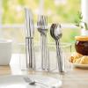 imagemDesign Plastic Cutlery Storage Organizer Bin for Kitchen Cabinet PantryHome  Holds Forks Knives Spoons  3 Section  Indoor or Outdoor Use  Clear