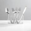 imagemDesign Plastic Cutlery Storage Organizer Bin for Kitchen Cabinet PantryHome  Holds Forks Knives Spoons  3 Section  Indoor or Outdoor Use  Clear